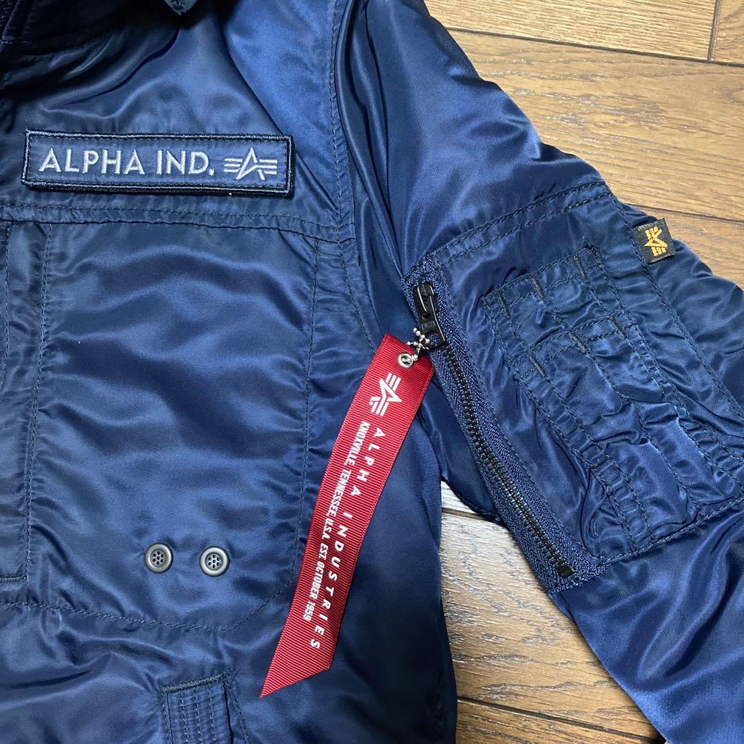 ALPHA IND. ネイビー ジャケット