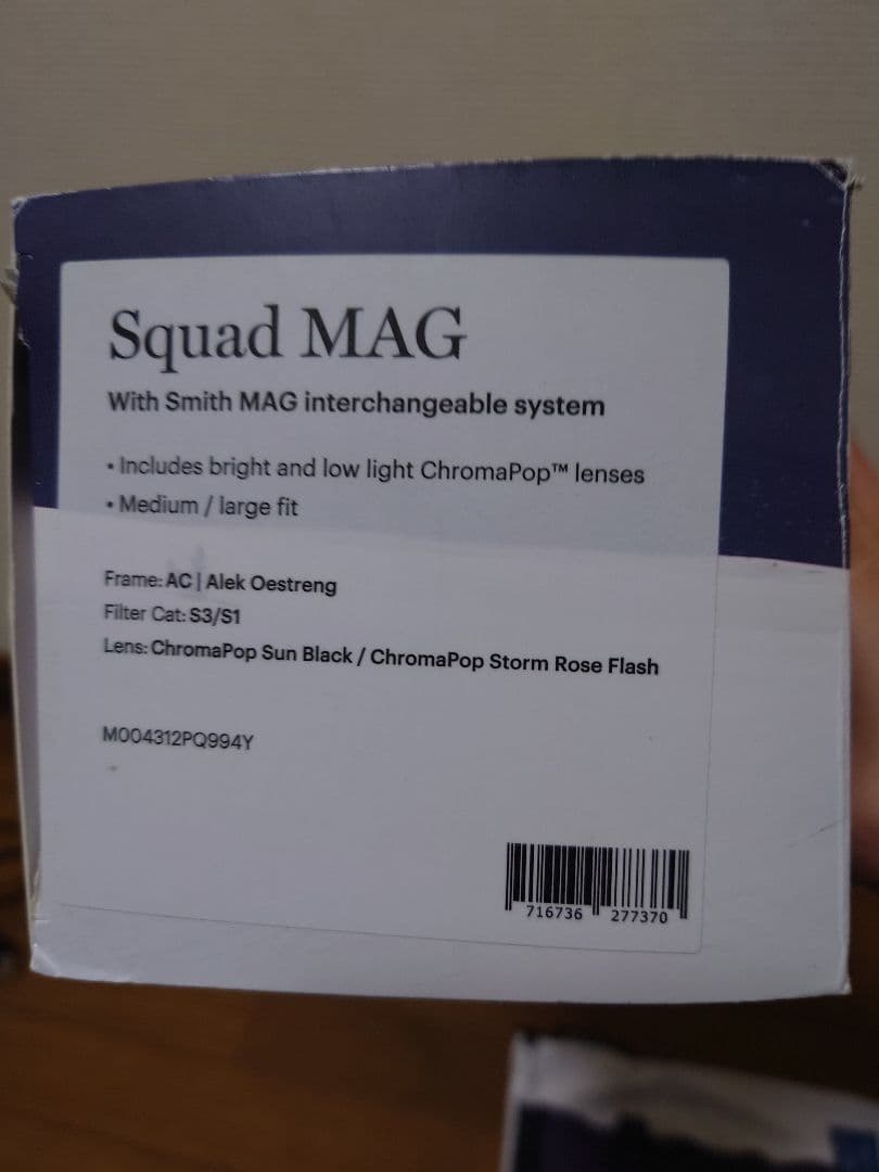 SMITH ゴーグル Squad MAG AC/Alek Oestreng