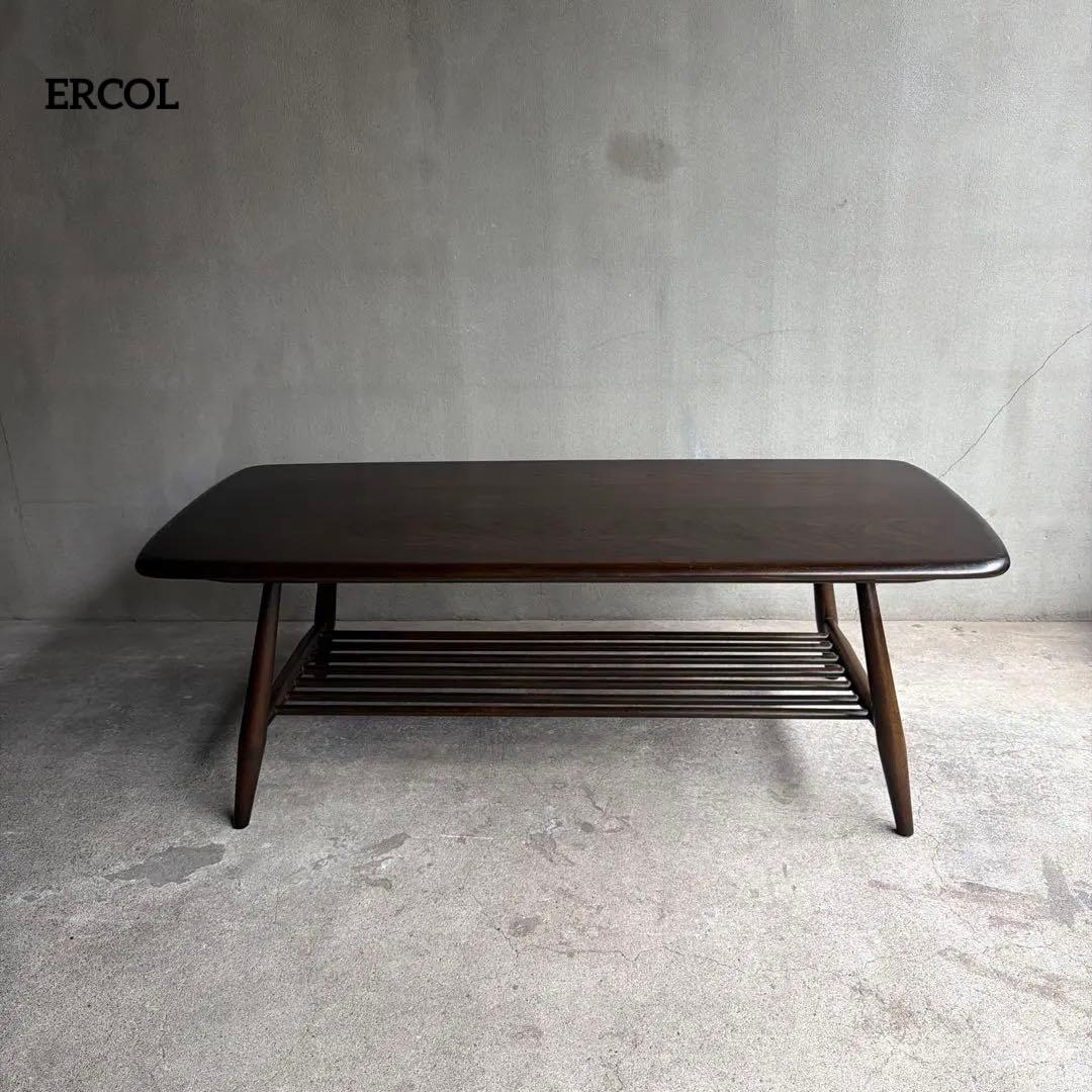 ERCOL アーコール コーヒーテーブル　センターテーブル　オールドヴィンテージ