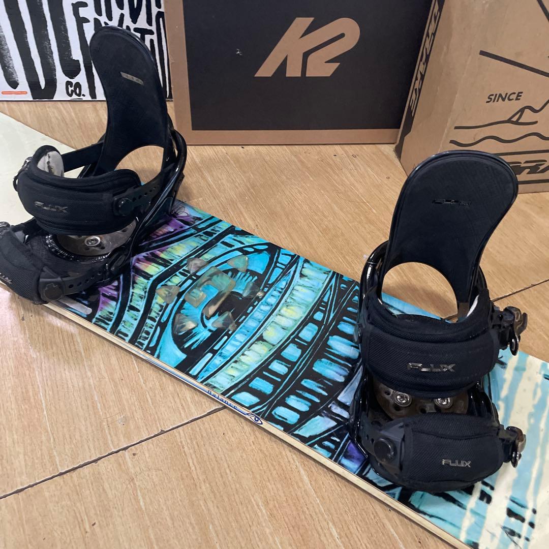 BURTON×FLUX　バイン付きスノーボードセット　テリエモデル　バートン