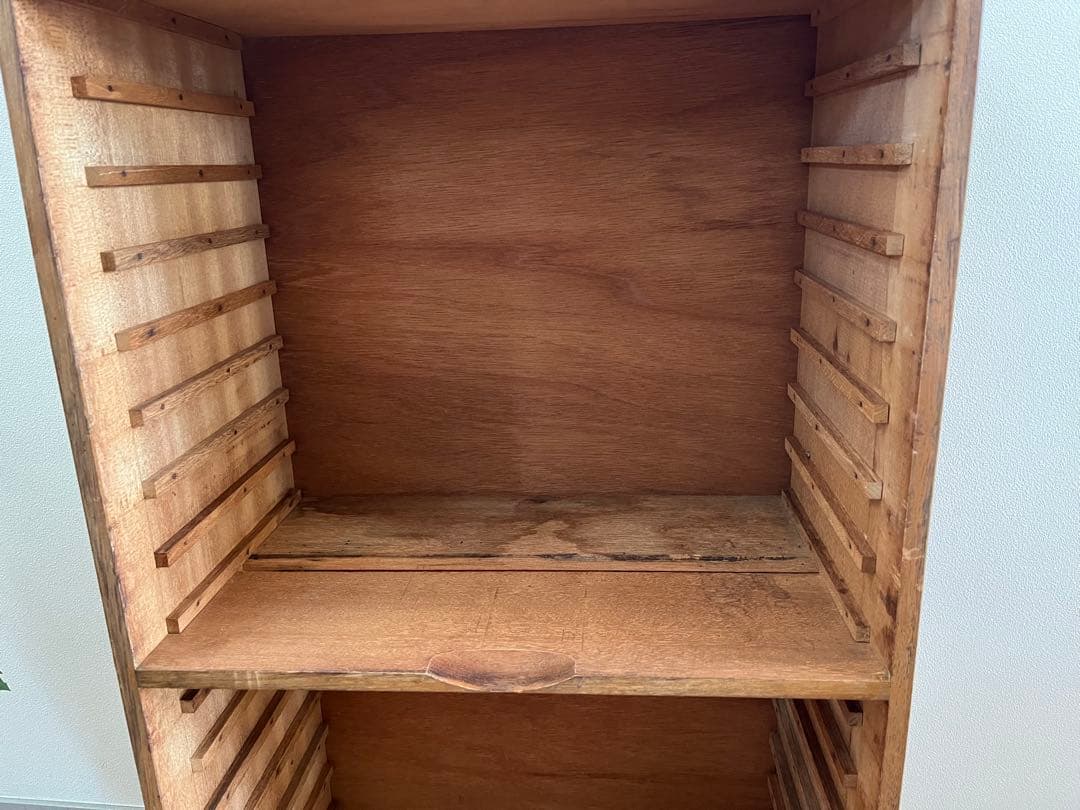 ◆アンティーク◆ 木製ショーケース　　縫製系　昭和レトロ　ディスプレイ