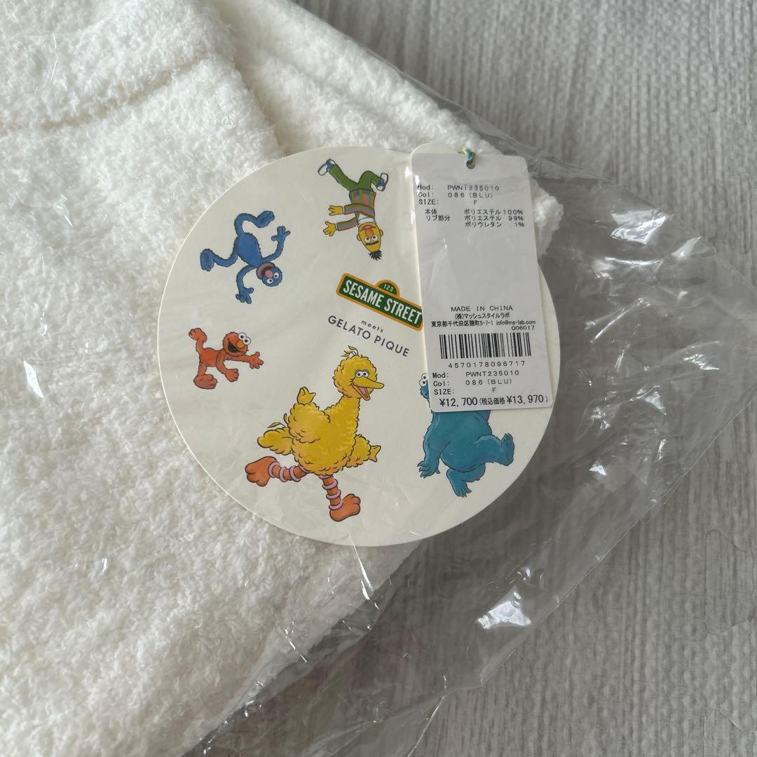 【新品】ジェラートピケ　セサミストリート　クッキーモンスター