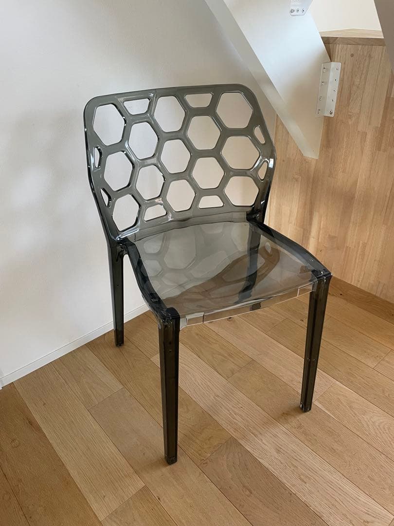 ミッドセンチュリー クリアチェア ポストモダン デザイナーズ ダイニングチェア