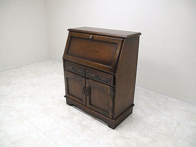 カリモク 「コロニアル」 ライティングビューロー 　書斎机/ライティングデスク