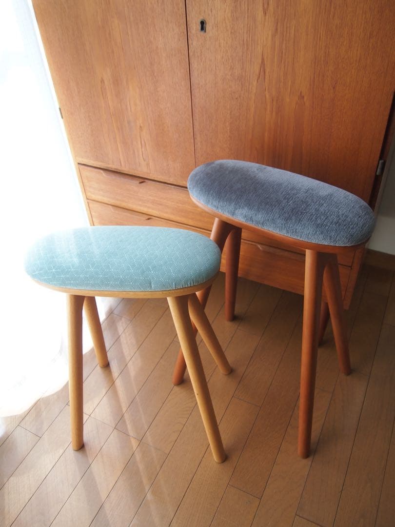 ミナペルホネン ナガノインテリア コッペスツールB ハンドメイド タンバリン