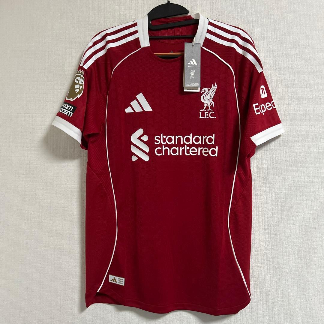 リバプール　25-26ユニフォーム　マクアリスター　オーセンティック日本Lサイズ