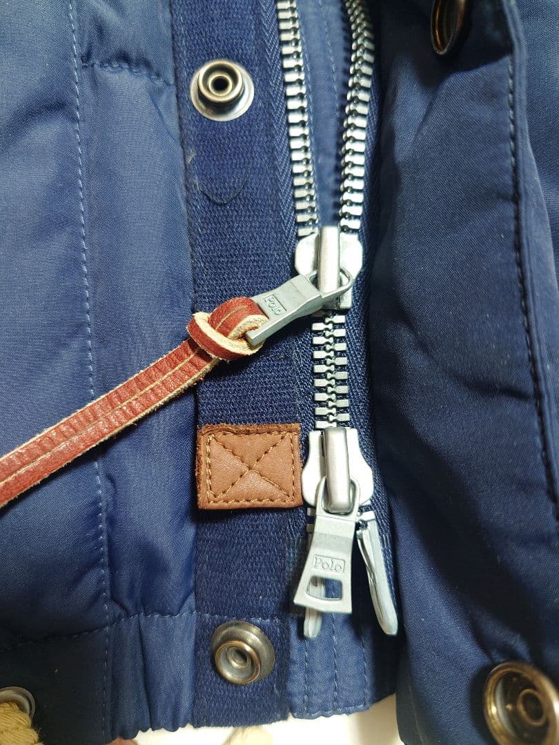 ポロラルフローレン ダウンベスト フード付き 肉厚 レディース