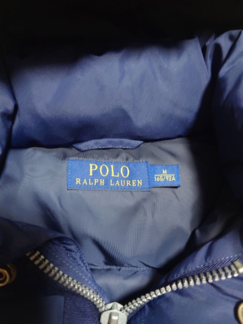 ポロラルフローレン ダウンベスト フード付き 肉厚 レディース