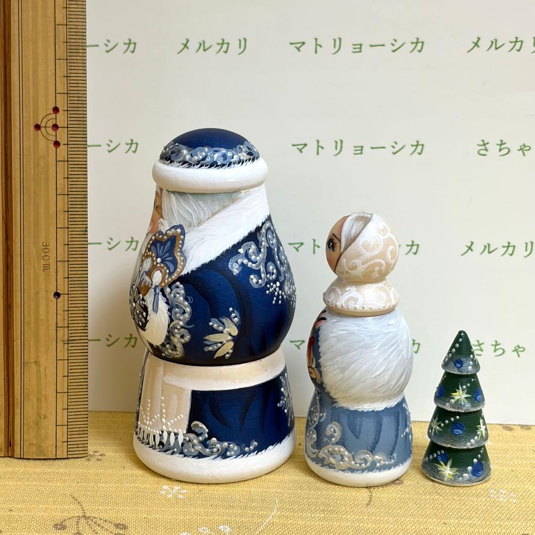 クリスマス　サンタクロース　マトリョーシカ　ニコラエヴァ　オリジナルデザイン