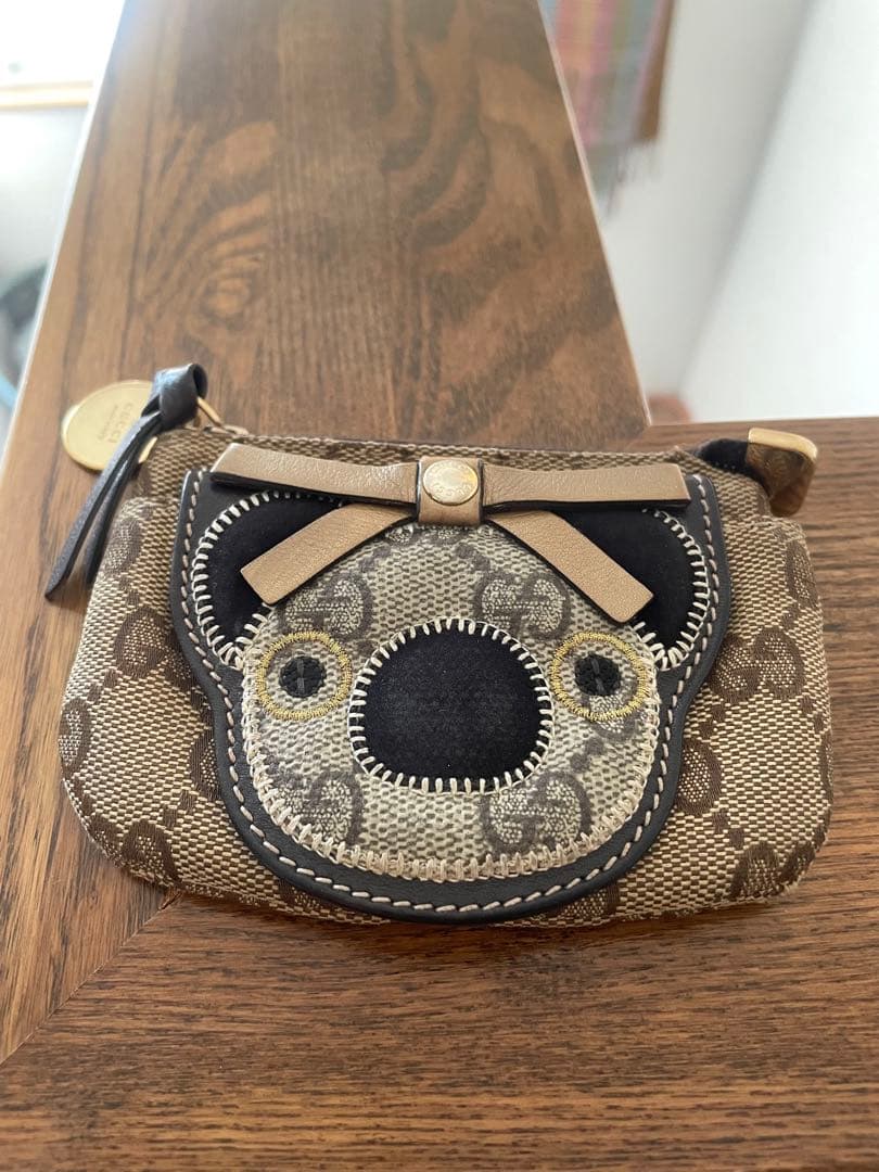 希少♡GUCCI グッチ　グッチョリ オリバー パグ GG柄　財布　ケース