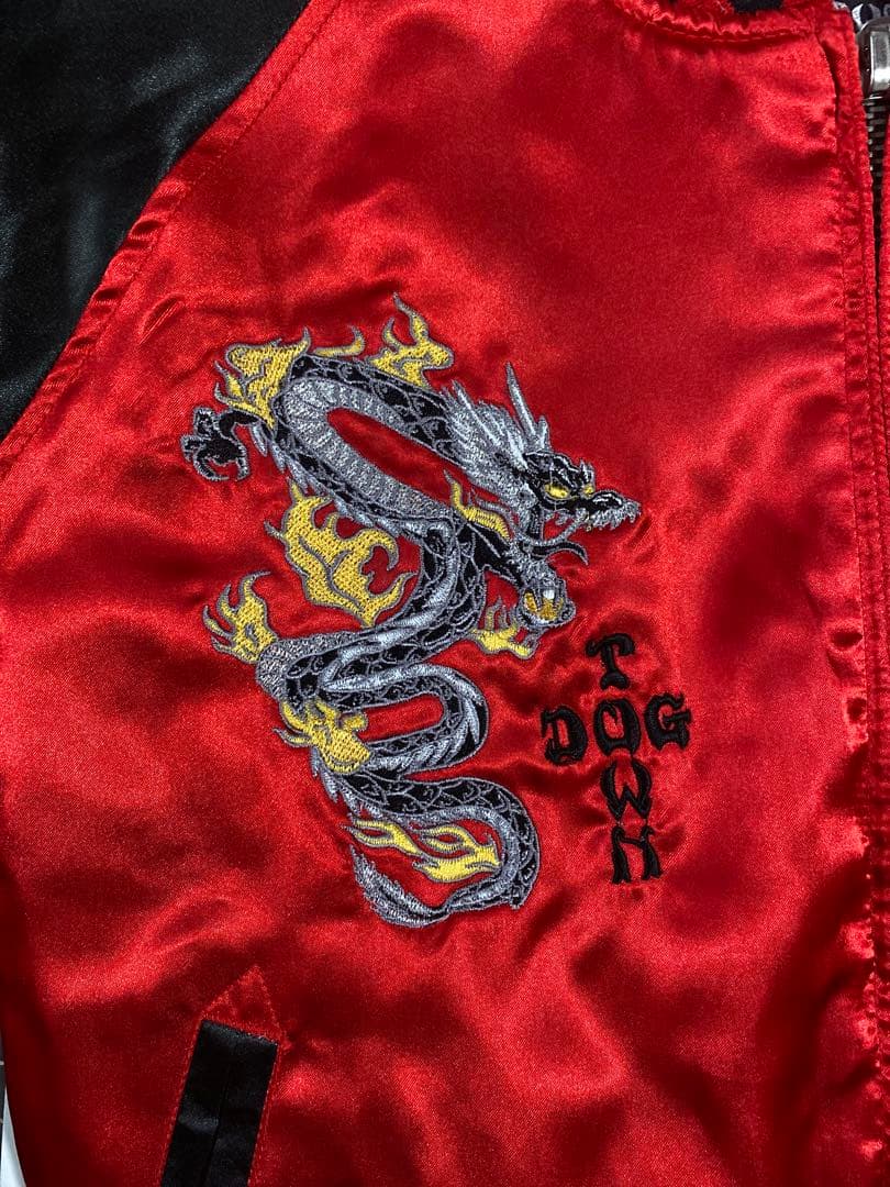 ほまれ 桃 龍 pink Dragon ピンクドラゴン スカジャン ナイロ