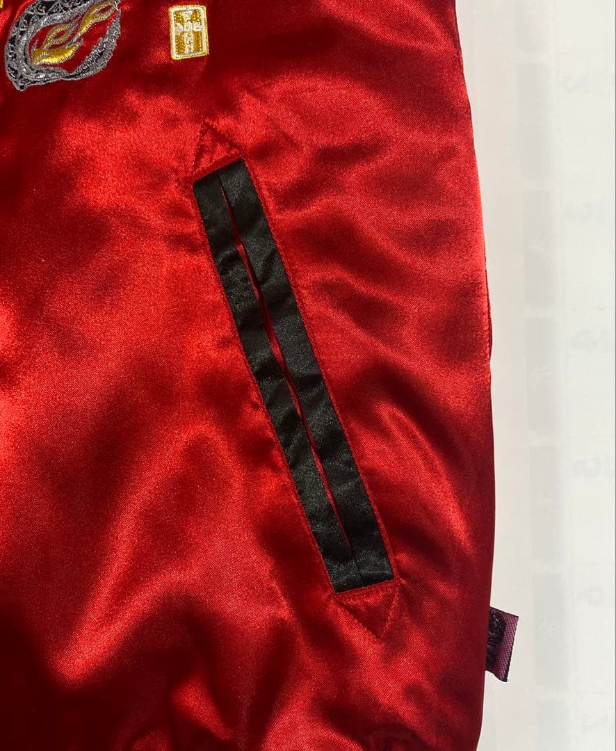 ほまれ 桃 龍 pink Dragon ピンクドラゴン スカジャン ナイロ