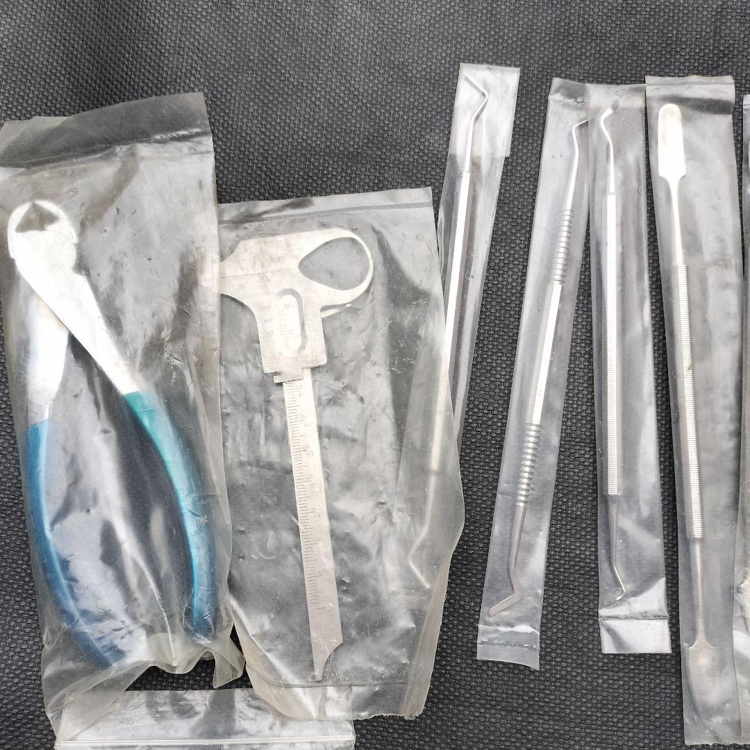 歯科技工士 歯科工具 ピンセット ハサミ ヘラ まとめ 未使用有