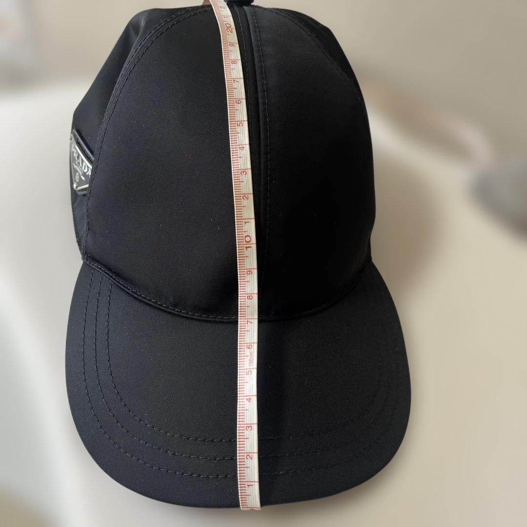 【美品】PRADA プラダ Re-Nylon ベースボールキャップ ブラック