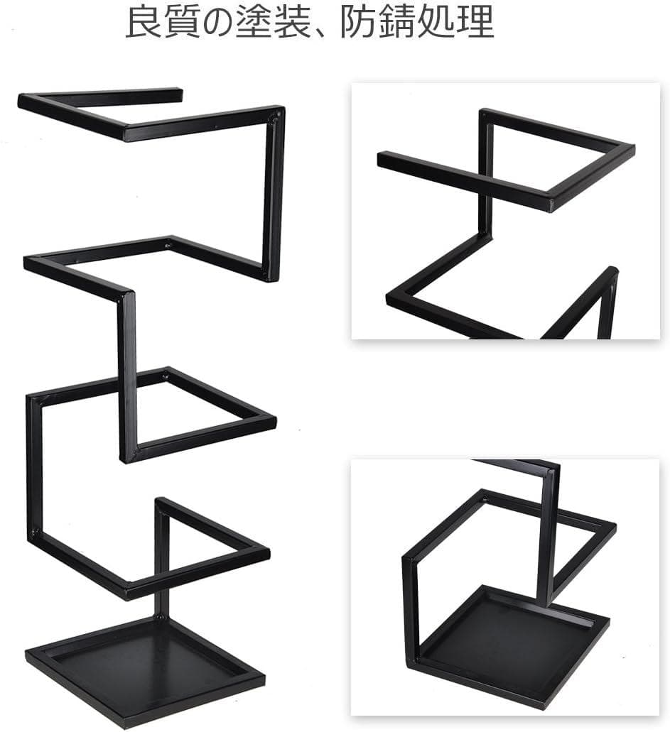 優雅なスリム傘立て | 長傘及び折りたたみ傘対応 | おしゃれなデザイン |