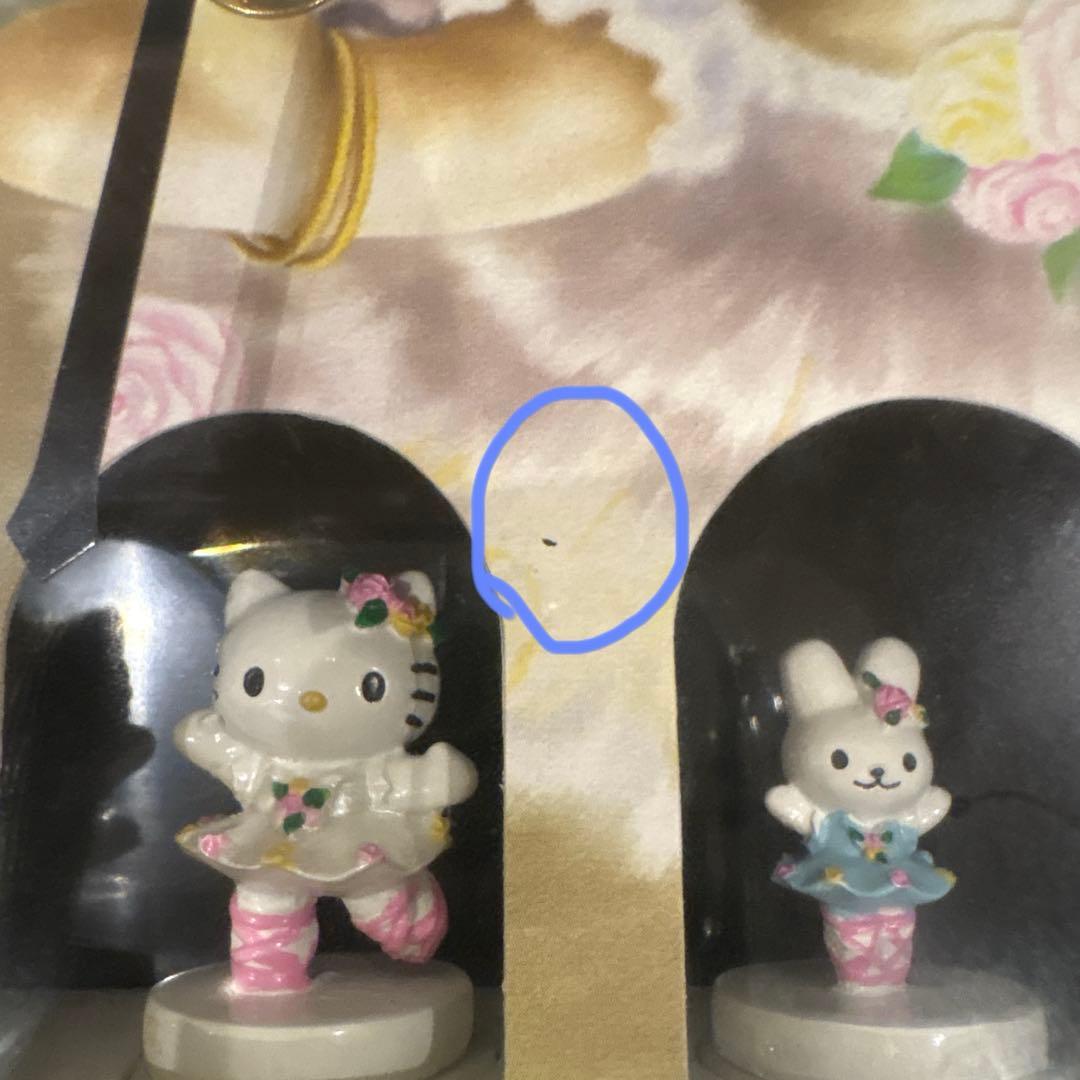 希少　2002年　バレリーナハローキティからくり時計