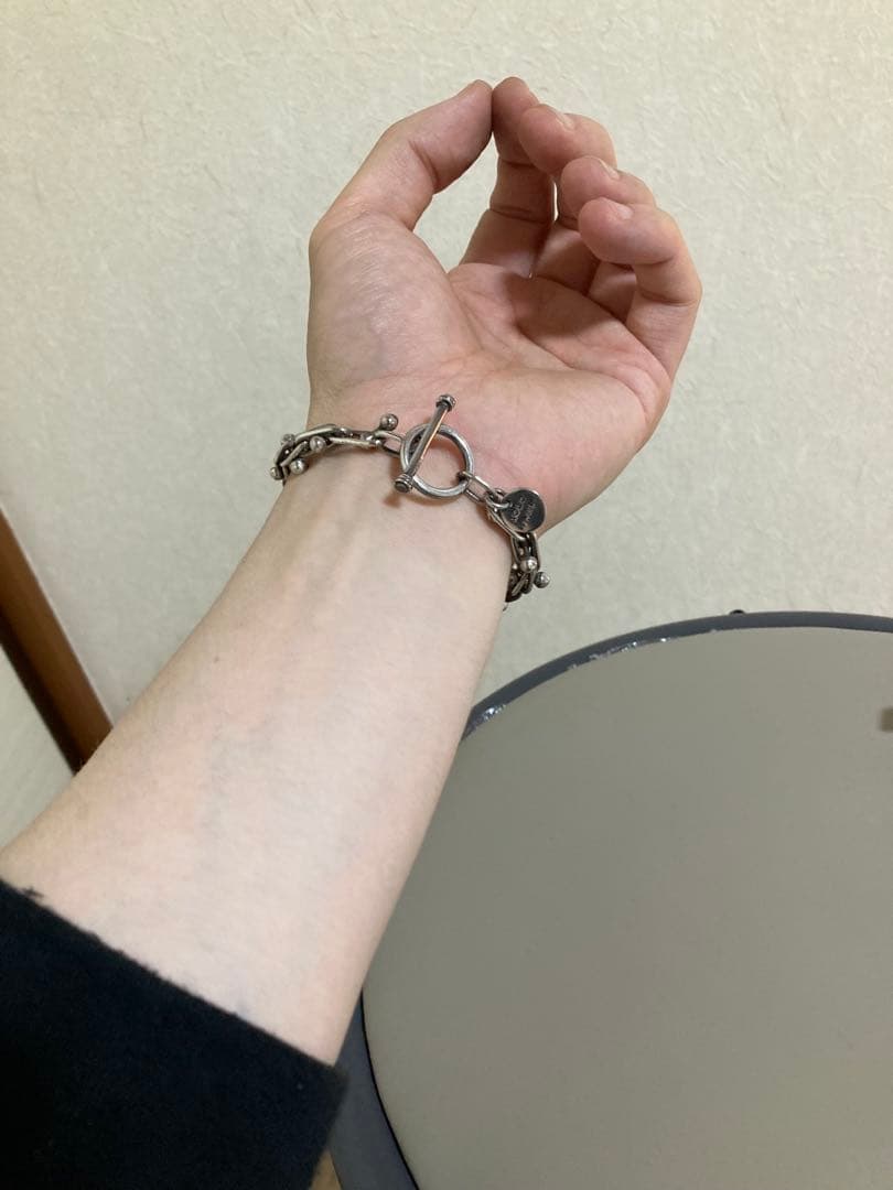 メキシカンジュエリー DNAブレスレット ガリトラップ型 シルバー925