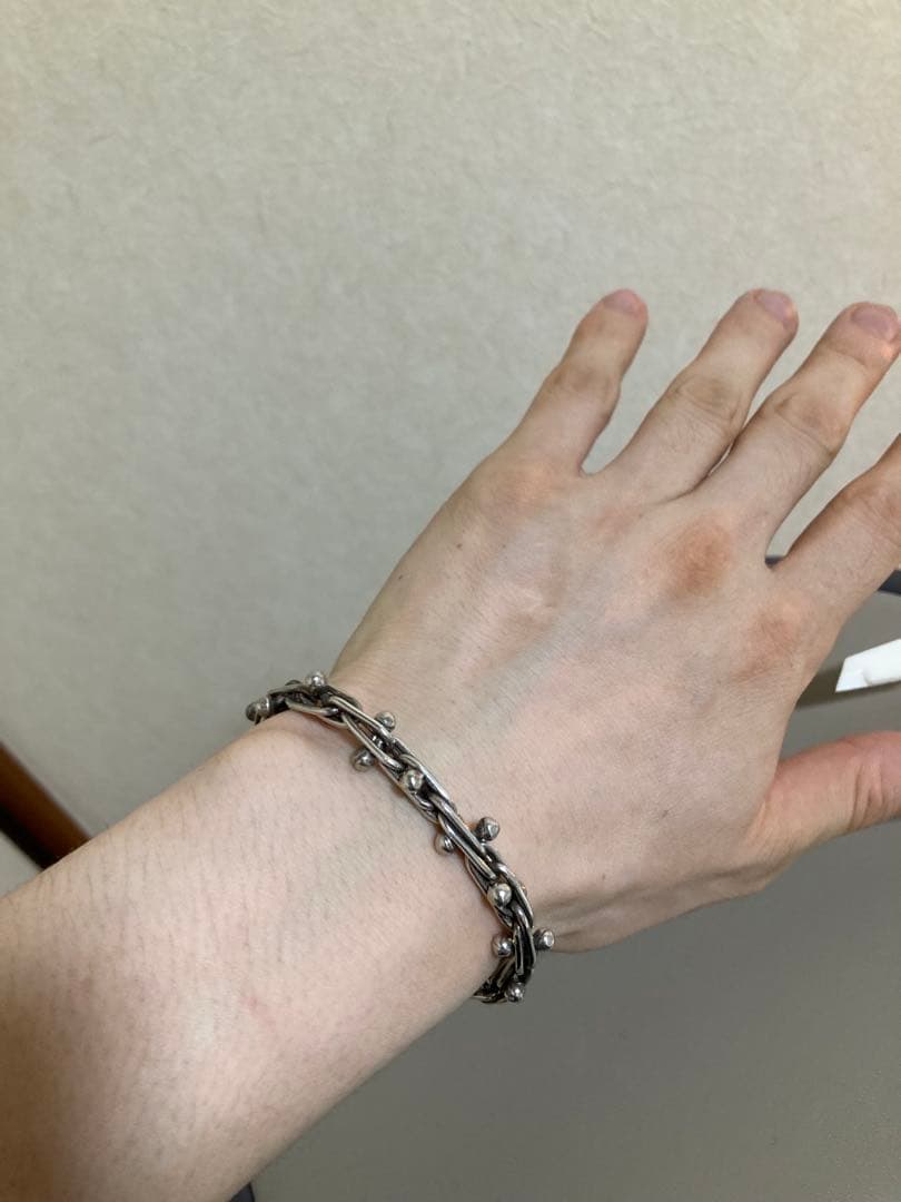 メキシカンジュエリー DNAブレスレット ガリトラップ型 シルバー925