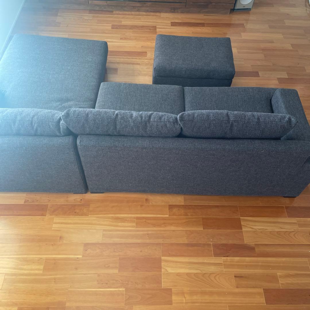 カウチソファ　ソファセット　② ロータイプ　ロングソファ