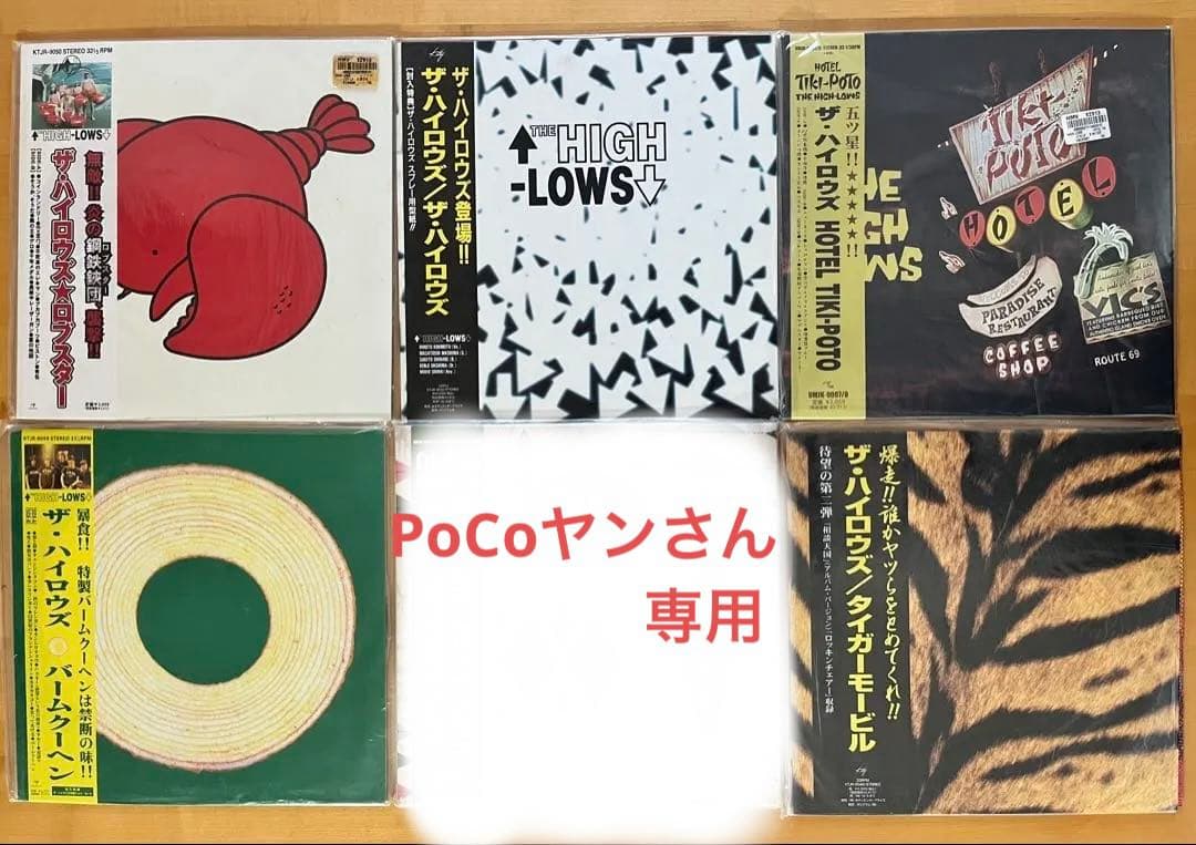PoCoヤン さん専用HIGH-LOWS レコードコレクション