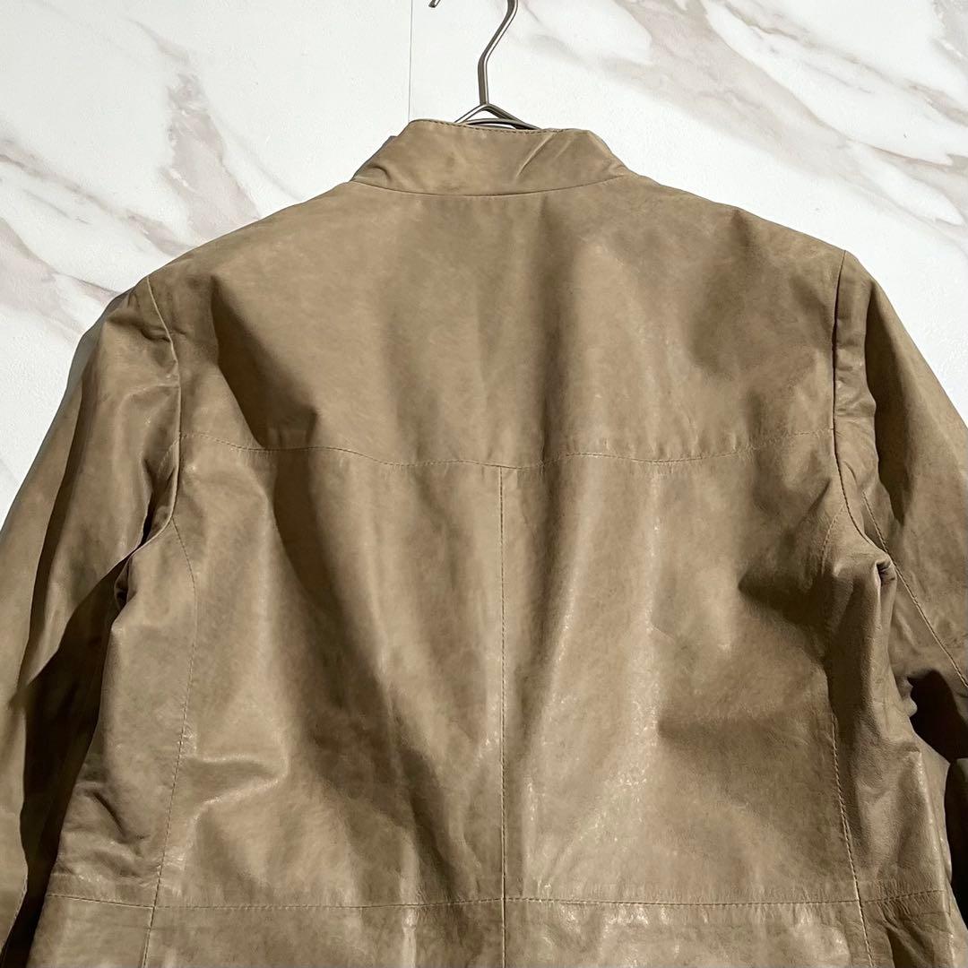 入手困難✨ ブルネロクチネリ リバーシブル ダブル チェスターコート レザー