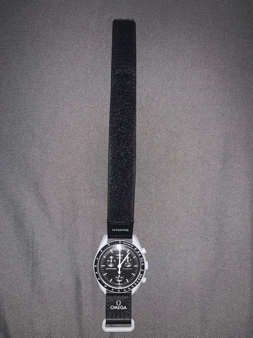 OMEGA swatch オメガスウォッチ　ブラック
