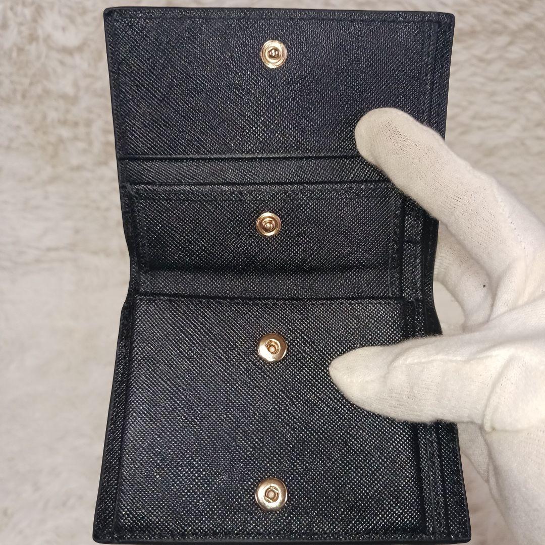 MARNI マルニ サフィアーノレザー 二つ折り財布 コンパクトウォレット