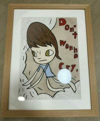 奈良美智「Don't Wanna Cry」版画 ED50