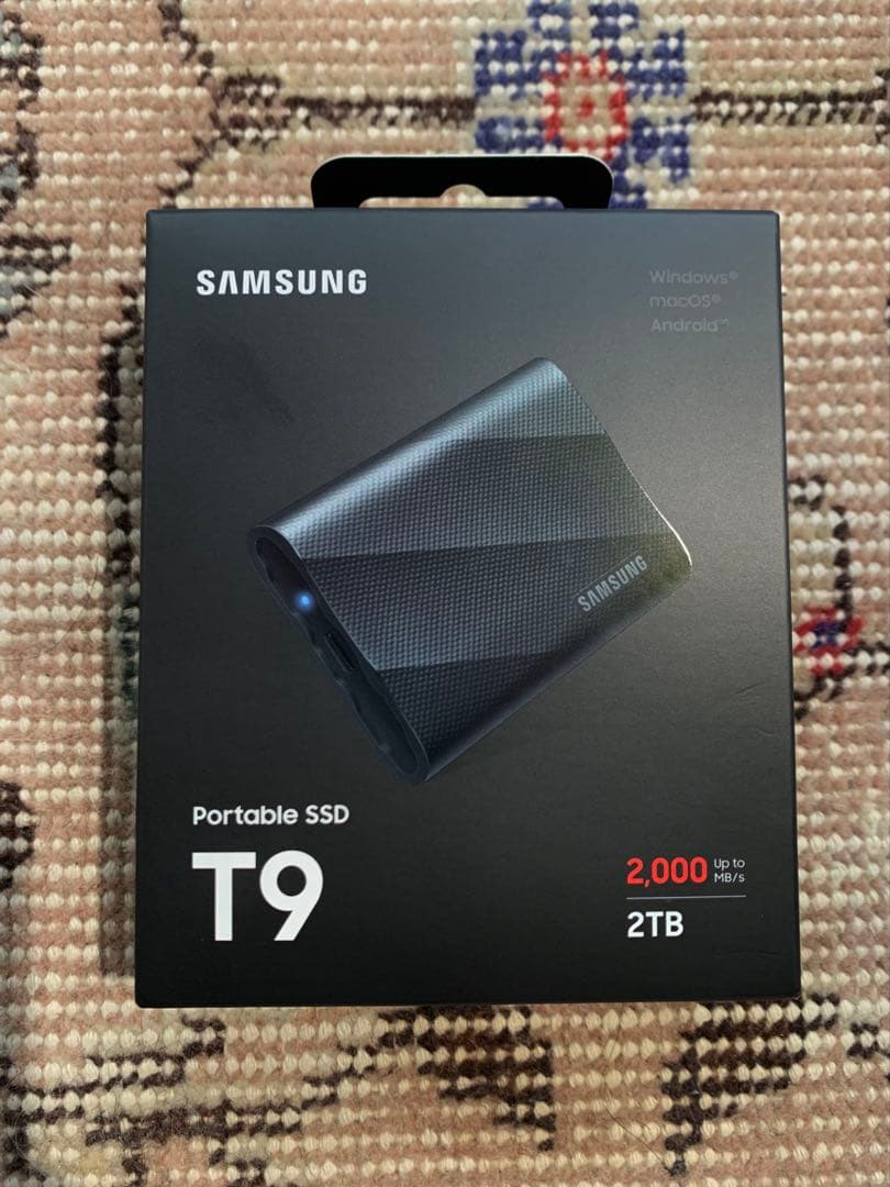 【新品未開封品】Samsung Portable SSD T9 2TB