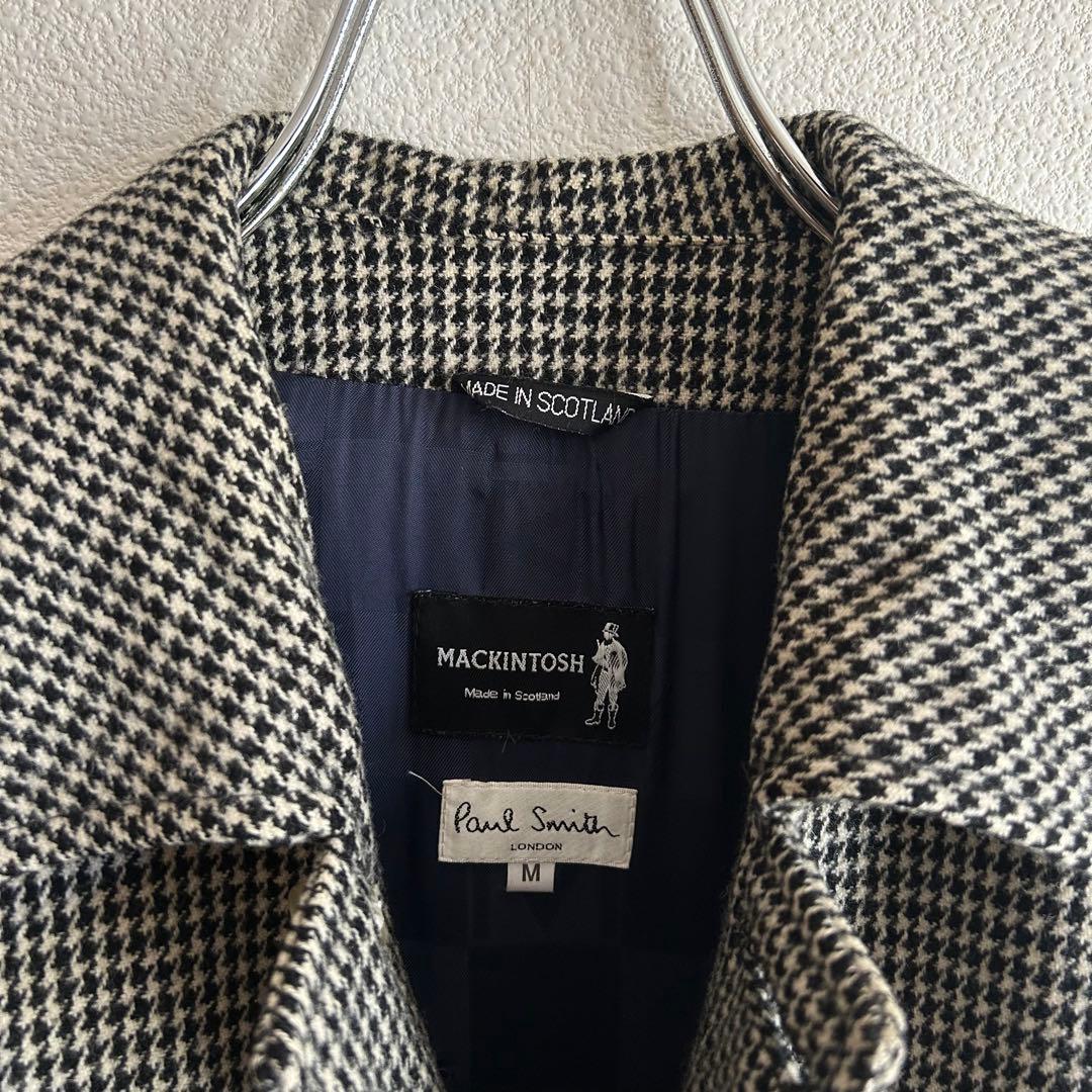 MACKINTOSH × Paul Smith ステンカラーコート バーズアイ