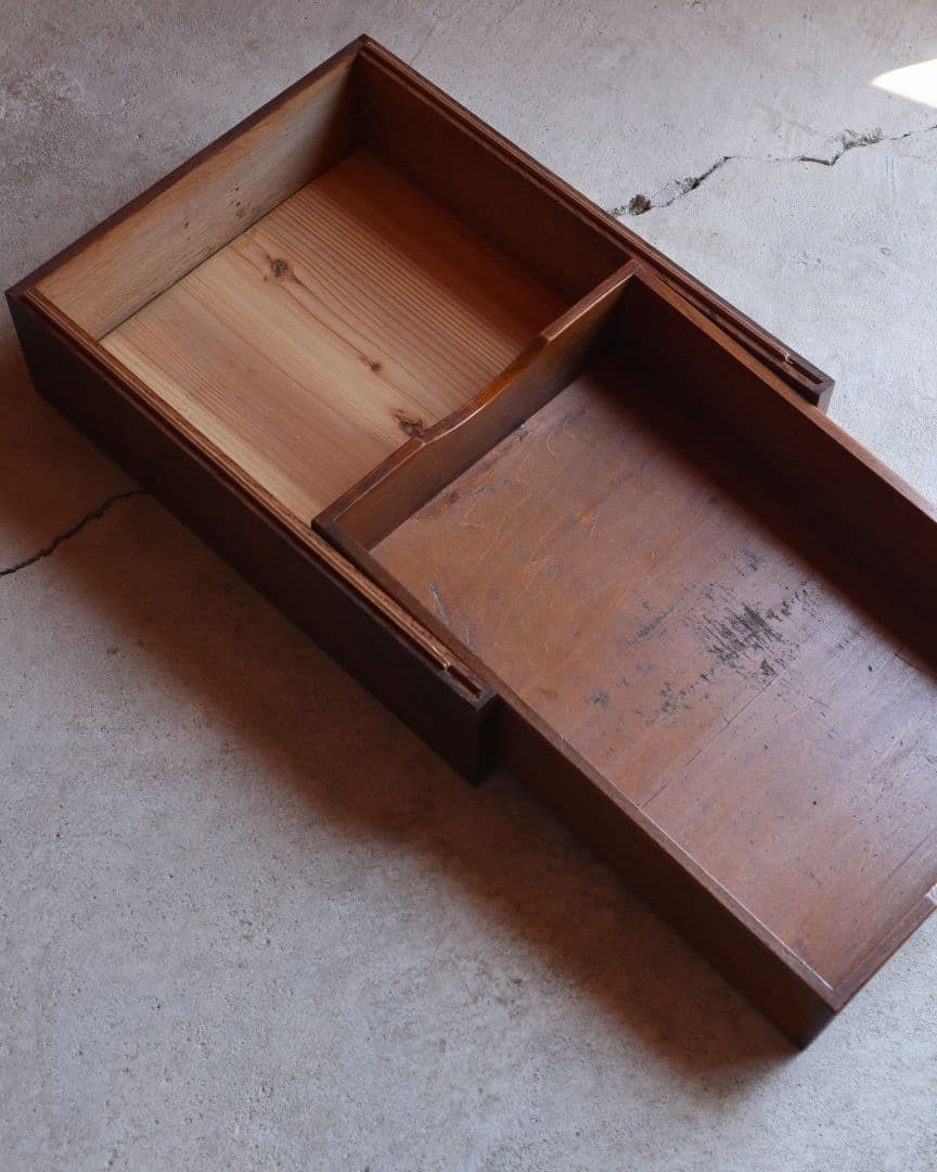 A4収納・セパレート可能な楢(ナラ)の4杯小引き出し