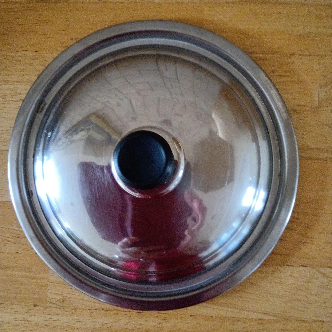 ステンレス製 蓋付き寸胴鍋 、IH．ガス対応　2個セット