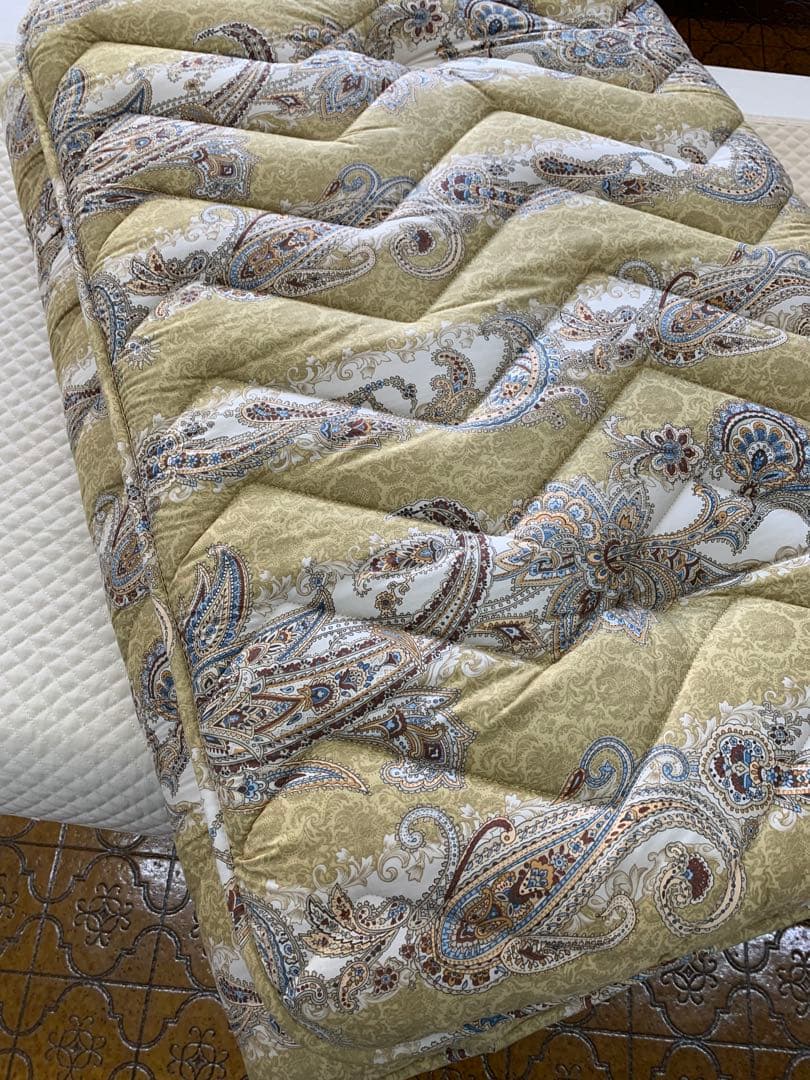 西川合繊入り羊毛敷布団(体圧分散)シングル