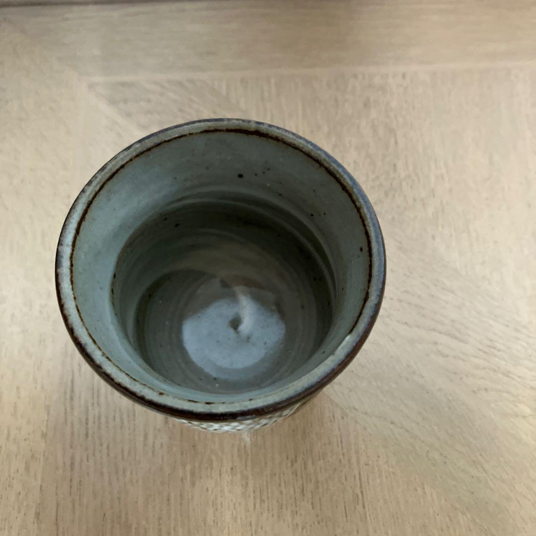 益子焼　人間国宝　島岡達三作湯呑