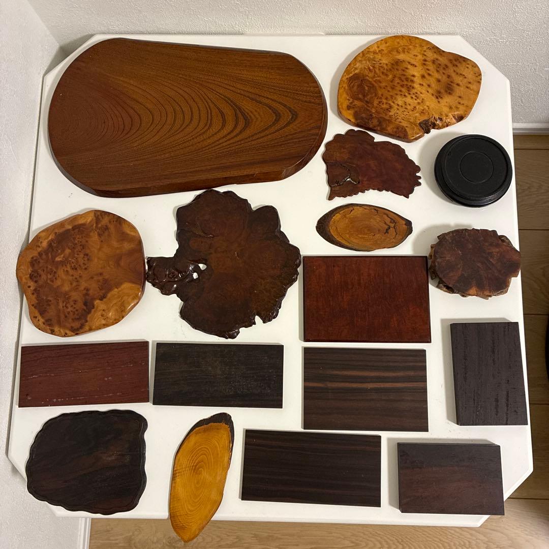 唐木　盆栽台　花台　【17個まとめ売り】