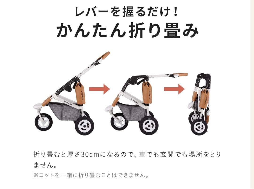 AIRBUGGY ドーム3ラージ　ブロッサム　セット販売