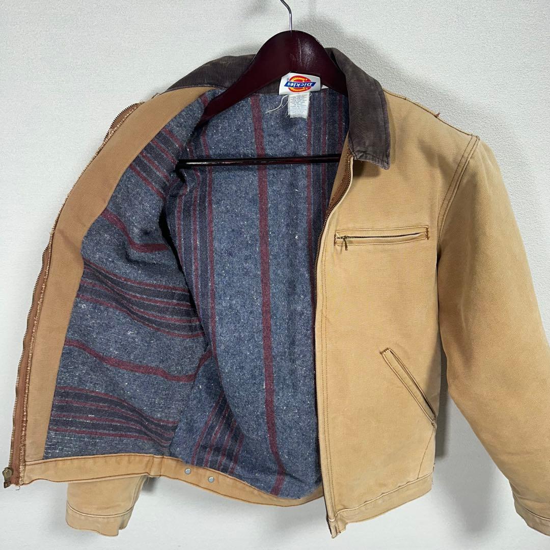 USA製 90s IDEALジップ Dickiesデトロイトジャケット バイカー