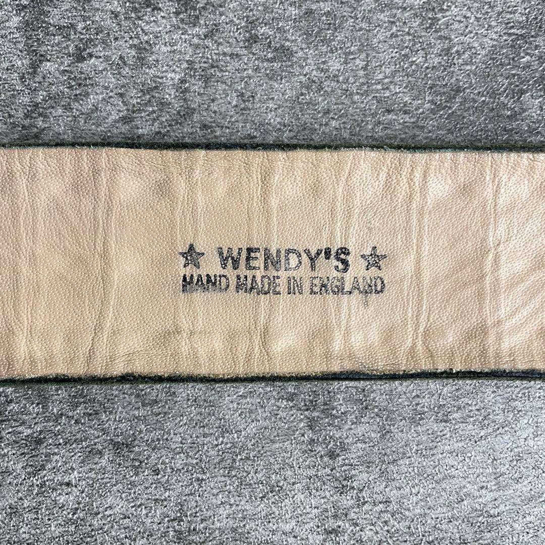 服*離様 WENDY'S スタッズ ベルト 3連 イングランド製 割引不可