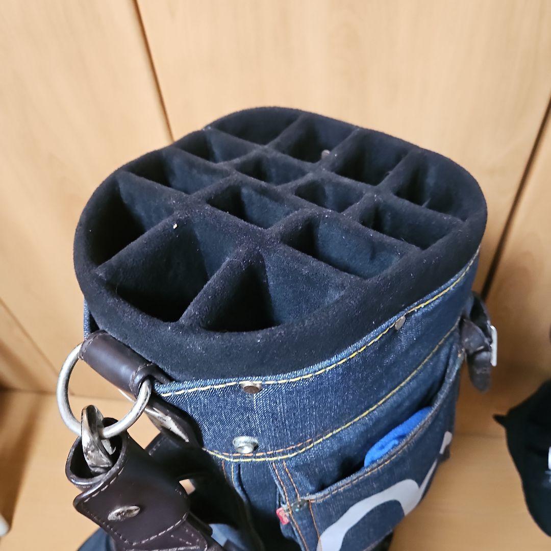 EVISU ゴルフバッグ デニムキャディバッグ