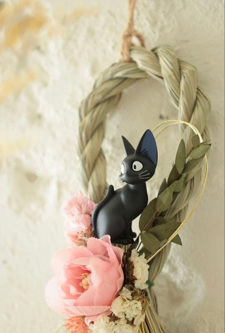 【完売品】ジブリ　魔女の宅急便　ジジ　しめ縄♡