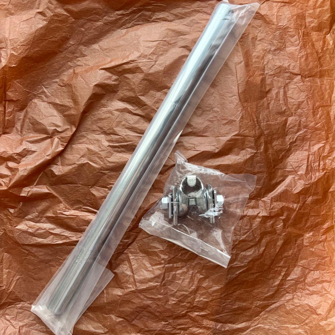 【未使用】NITTO シートポスト(ストレート)とヤグラのセット BMX