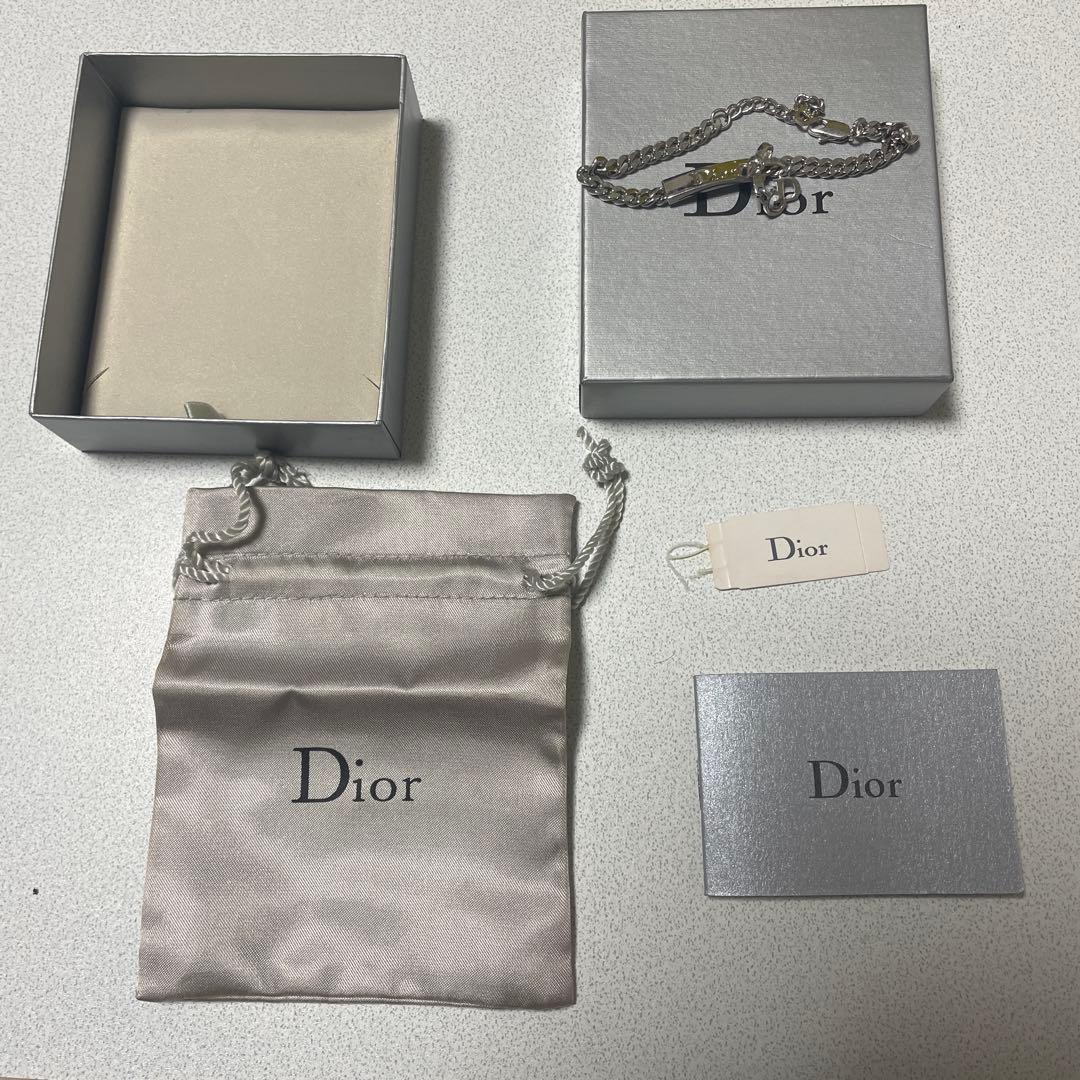 そ*ま様 Dior シルバーチェーン　ブレスレット C&Dチャーム付き