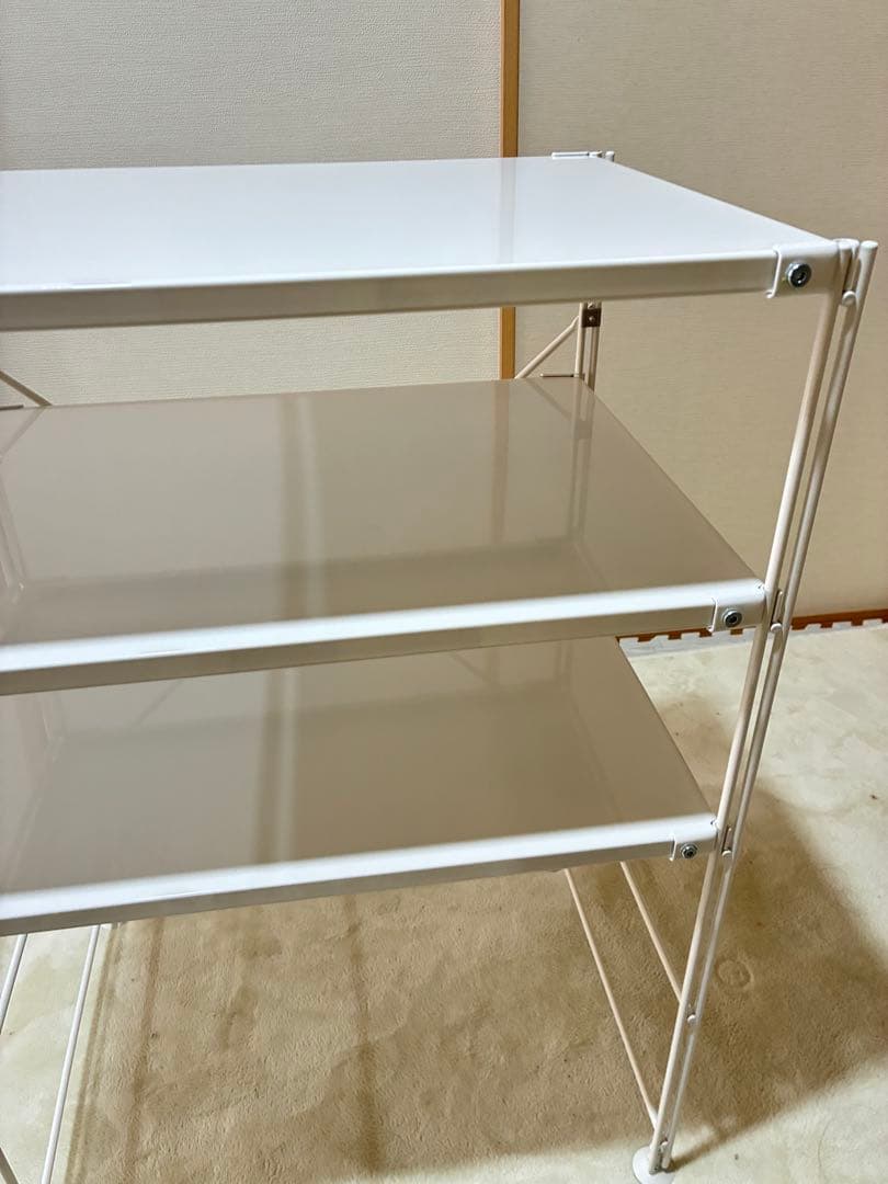 無印良品 ライトグレー スチールユニットシェルフ