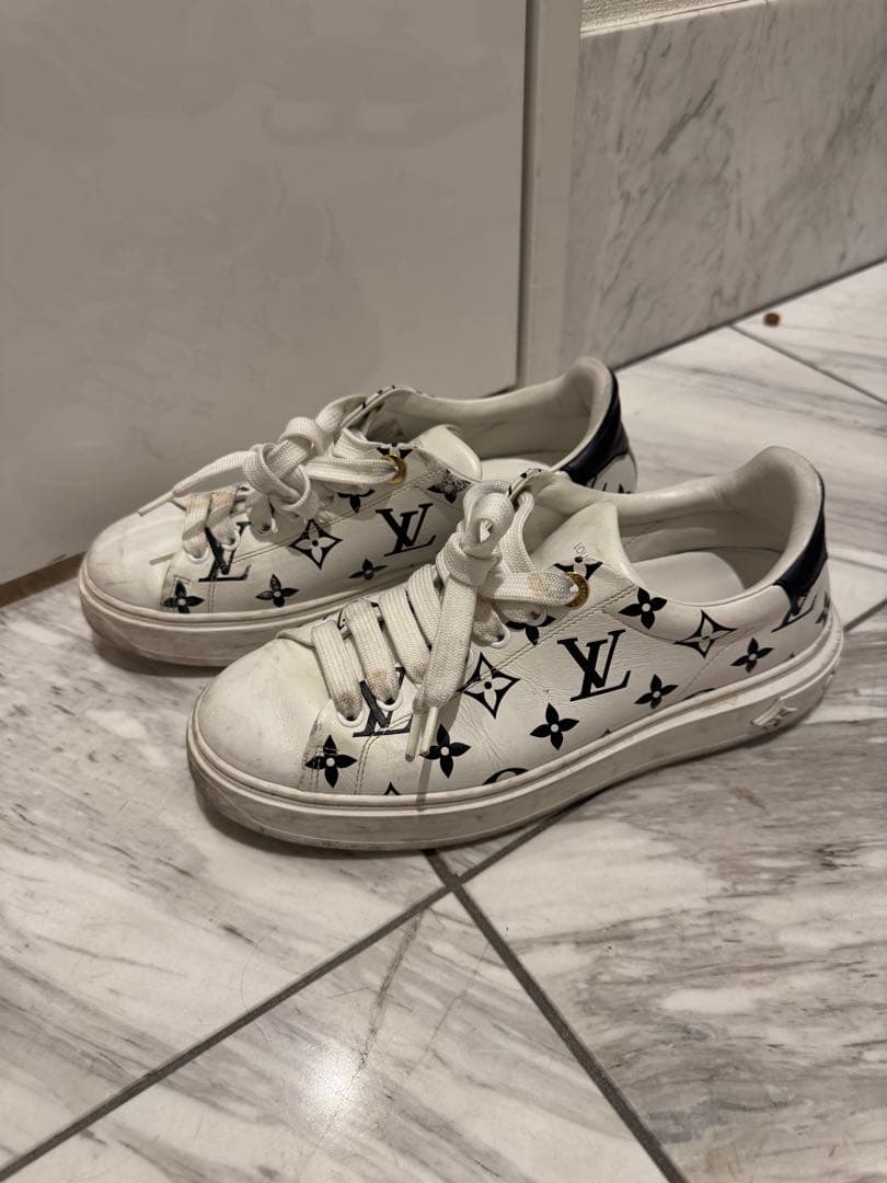 Louis Vuitton ロゴプリント スニーカー