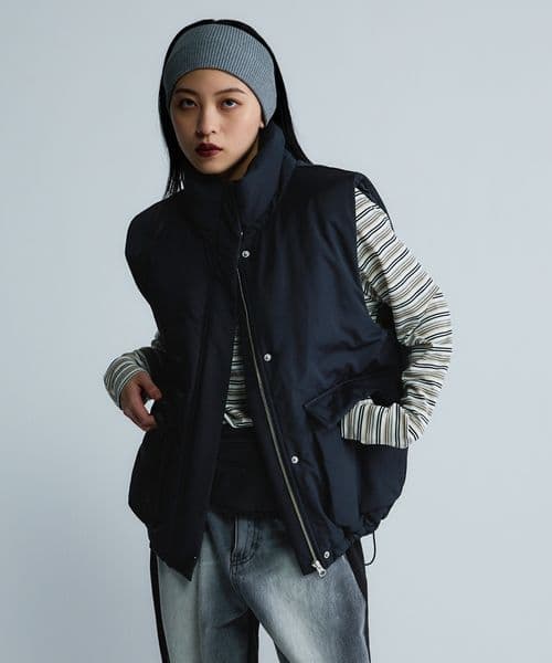 りんごさま専用JEANASIS【Les Fleurs】ナカワタBIGベスト