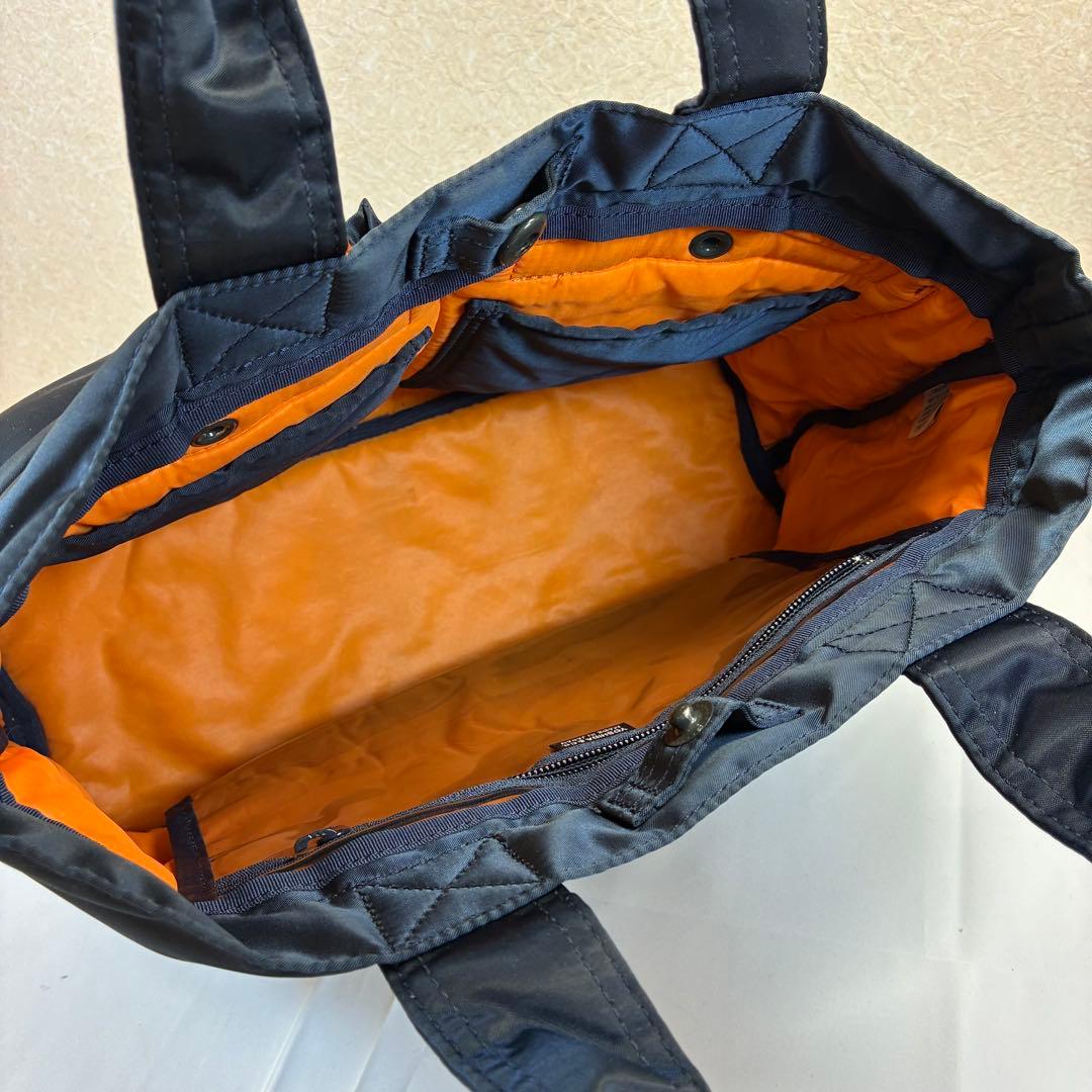 [未使用級] PORTER　タンカー　トートバッグ　アイアンブルー