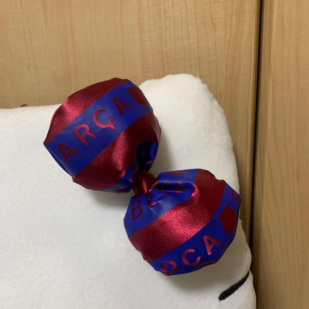 【激レア】FCバルセロナ × ハローキティ キティちゃん フェイス型クッション