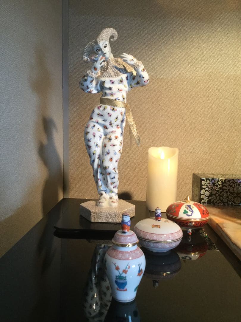 ヘレンド 「カーニバルレディ」置物　ハンガリーmade