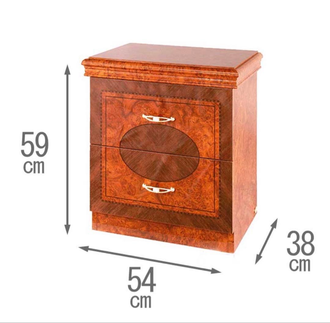 【サルタレッリ/Saltarelli】FL-57 イタリア製 2段ナイトチェスト