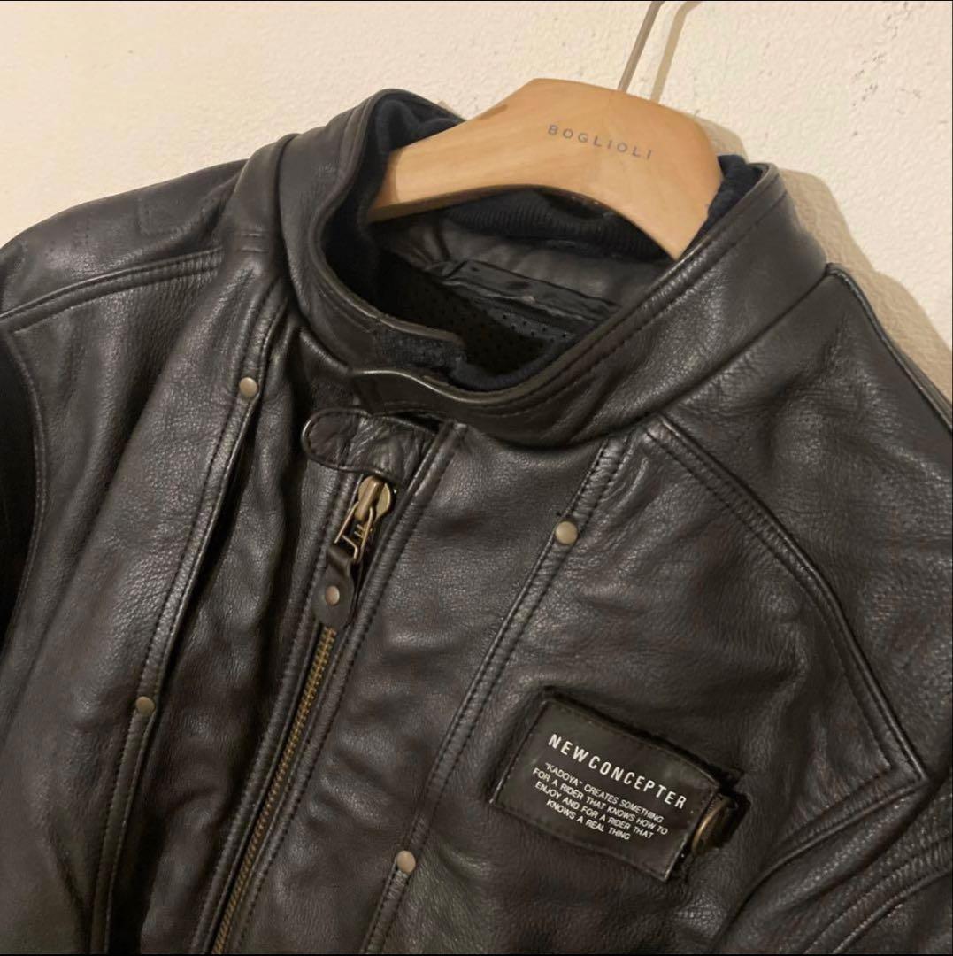 ゆ*い様 KADOYA ニューコンセプター　 レザージャケット ライナー付